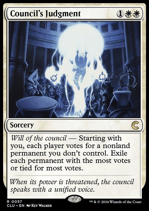 Council's Judgment, Ravnica: Clue Edition #57, Magic: The Gathering card