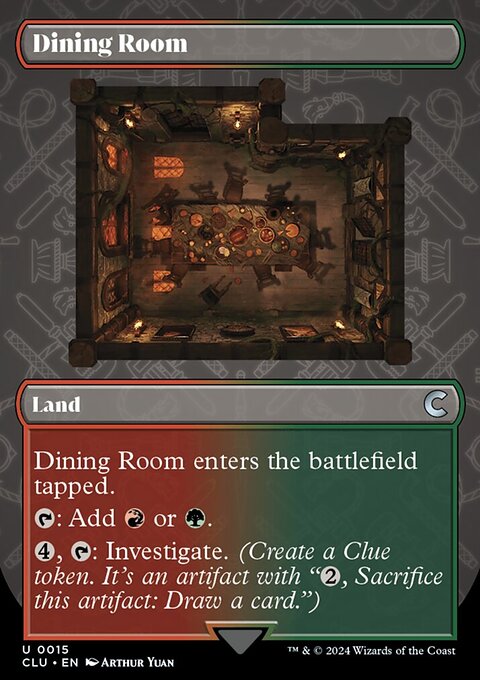 Dining Room, Ravnica: Clue Edition #15, Magic: The Gathering card