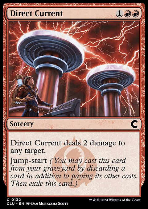 Direct Current, Ravnica: Clue Edition #132, Magic: The Gathering card