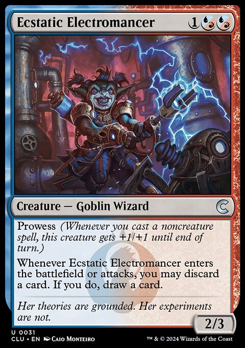 Ecstatic Electromancer, Ravnica: Clue Edition #31, Magic: The Gathering card