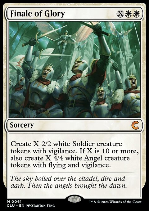 Finale of Glory, Ravnica: Clue Edition #61, Magic: The Gathering card