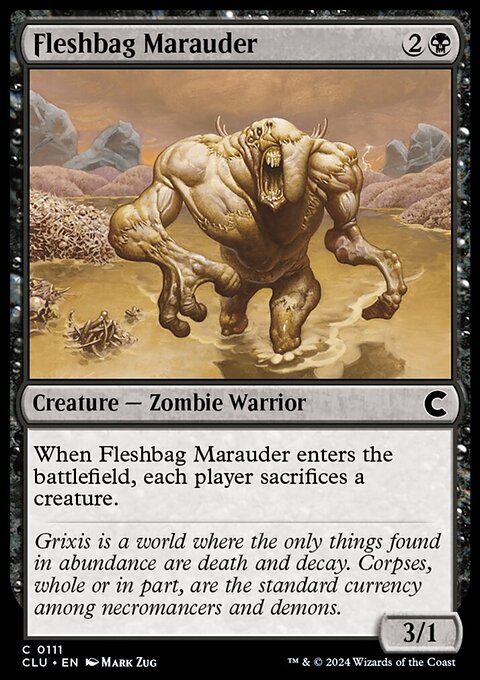 Fleshbag Marauder, Ravnica: Clue Edition #111, Magic: The Gathering card