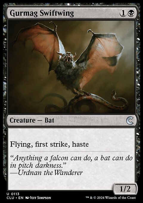 Gurmag Swiftwing, Ravnica: Clue Edition #113, Magic: The Gathering card