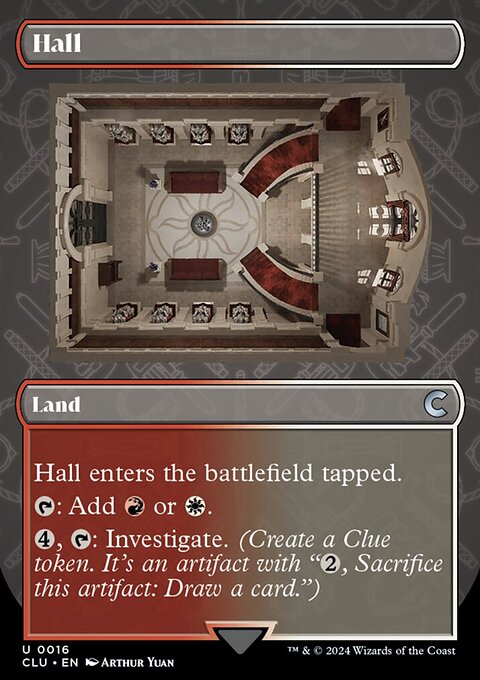 Hall, Ravnica: Clue Edition #16, Magic: The Gathering card