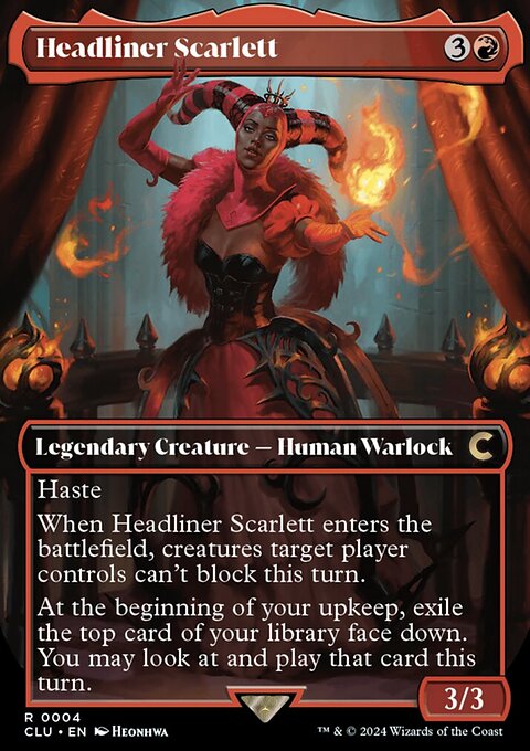 Headliner Scarlett, Ravnica: Clue Edition #4, Magic: The Gathering card