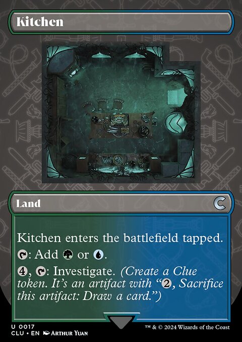 Kitchen, Ravnica: Clue Edition #17, Magic: The Gathering card