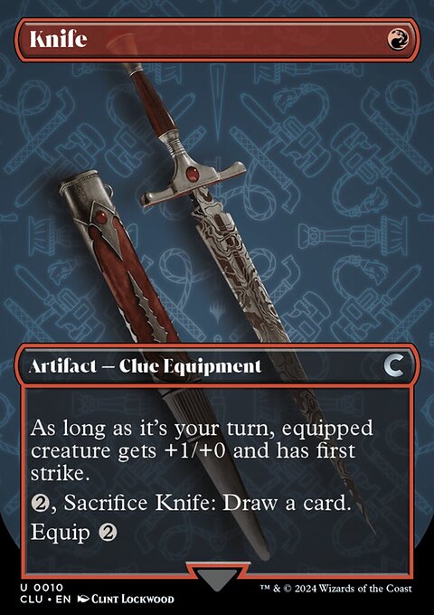 Knife, Ravnica: Clue Edition #10, Magic: The Gathering card
