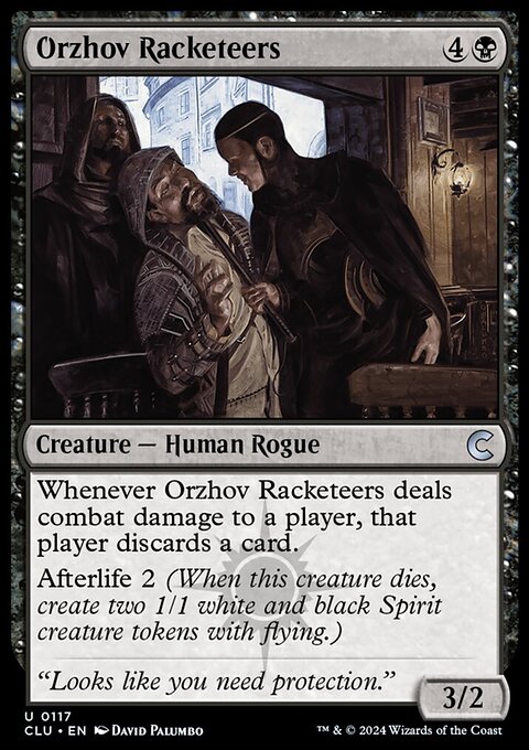 Orzhov Racketeers, Ravnica: Clue Edition #117, Magic: The Gathering card