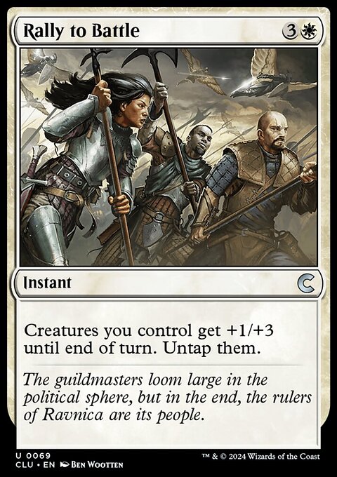 Rally to Battle, Ravnica: Clue Edition #69, Magic: The Gathering card