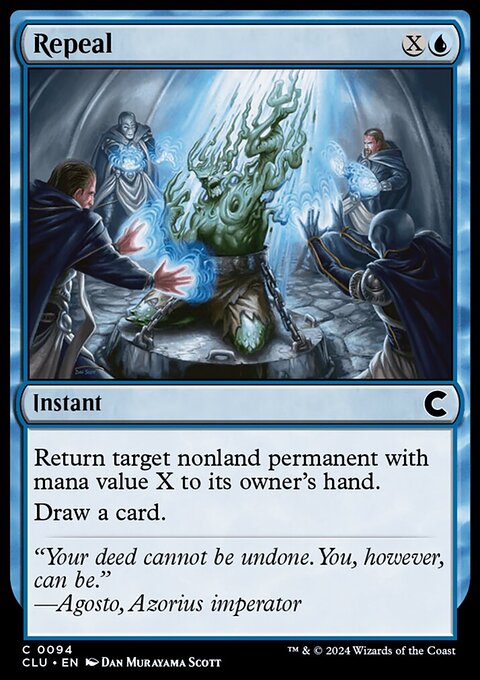 Repeal, Ravnica: Clue Edition #94, Magic: The Gathering card