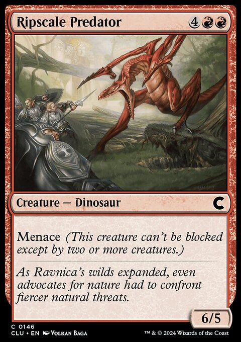 Ripscale Predator, Ravnica: Clue Edition #146, Magic: The Gathering card