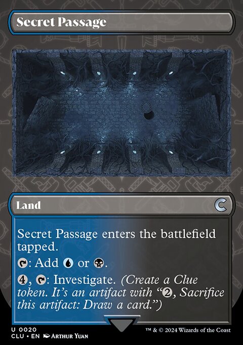 Secret Passage, Ravnica: Clue Edition #20, Magic: The Gathering card