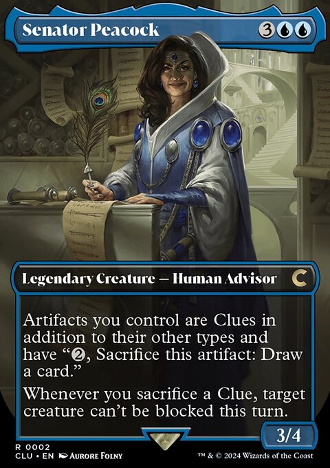 Senator Peacock, Ravnica: Clue Edition #2, Magic: The Gathering card