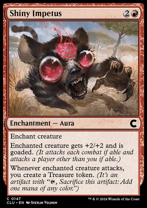 Shiny Impetus, Ravnica: Clue Edition #147, Magic: The Gathering card