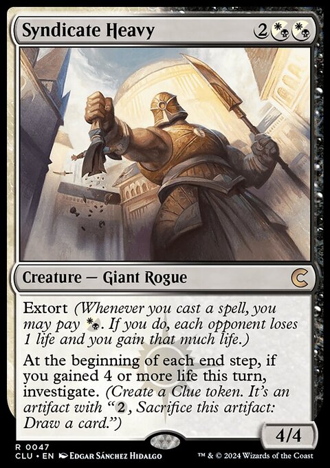 Syndicate Heavy, Ravnica: Clue Edition #47, Magic: The Gathering card