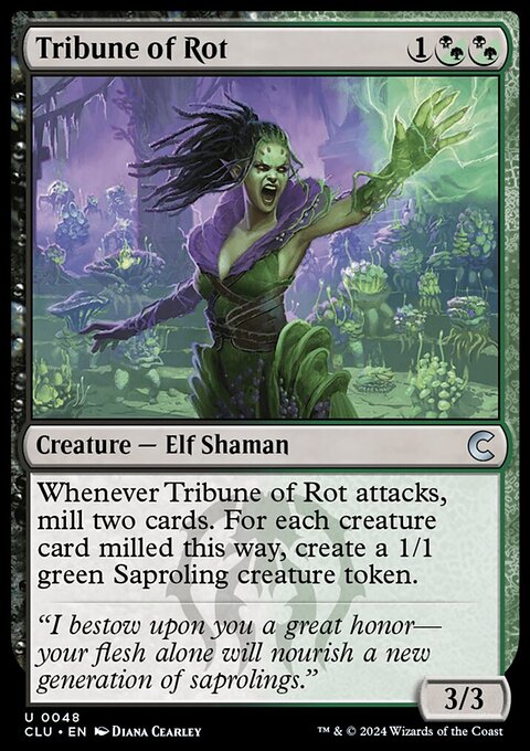 Tribune of Rot, Ravnica: Clue Edition #48, Magic: The Gathering card
