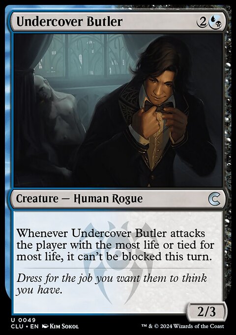 Undercover Butler, Ravnica: Clue Edition #49, Magic: The Gathering card