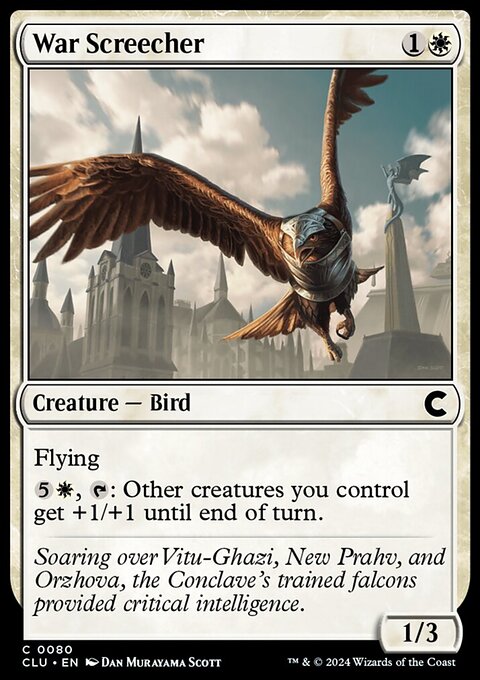 War Screecher, Ravnica: Clue Edition #80, Magic: The Gathering card