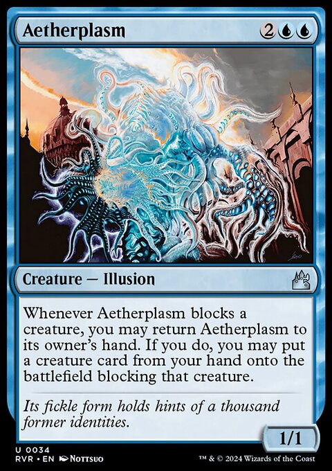 Aetherplasm, Ravnica Remastered #34, Magic: The Gathering card