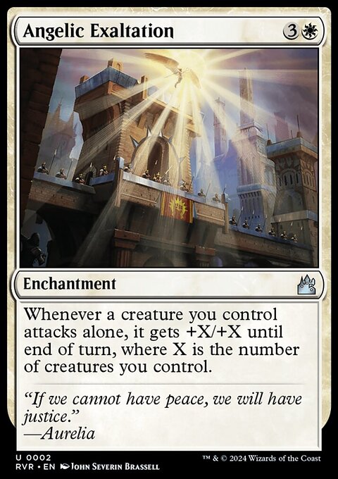 Angelic Exaltation, Ravnica Remastered #2, Magic: The Gathering card