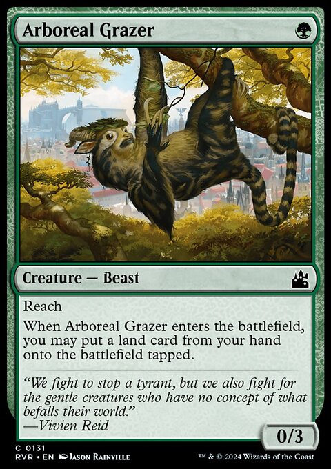 Arboreal Grazer, Ravnica Remastered #131, Magic: The Gathering card