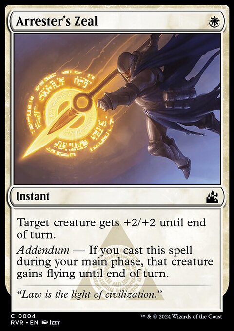 Arrester's Zeal, Ravnica Remastered #4, Magic: The Gathering card