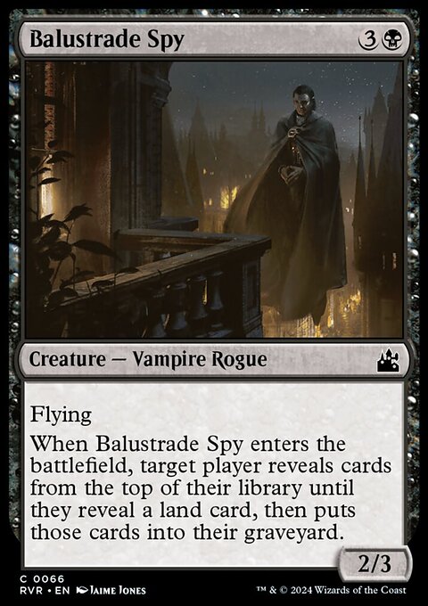 Balustrade Spy, Ravnica Remastered #66, Magic: The Gathering card