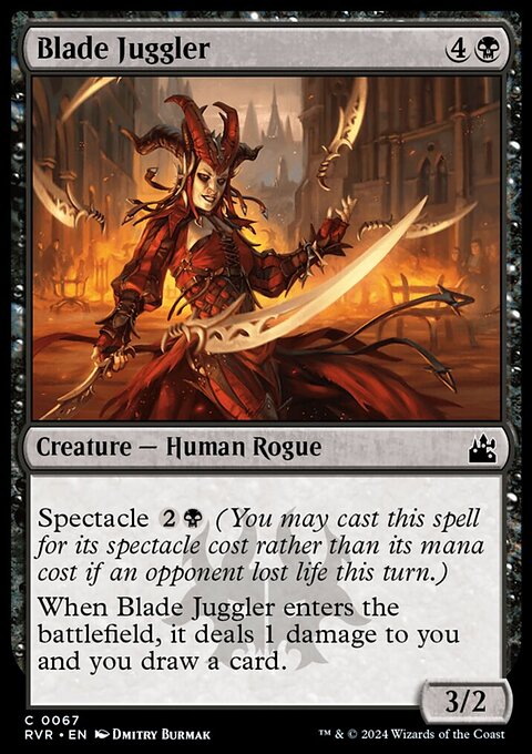 Blade Juggler, Ravnica Remastered #67, Magic: The Gathering card