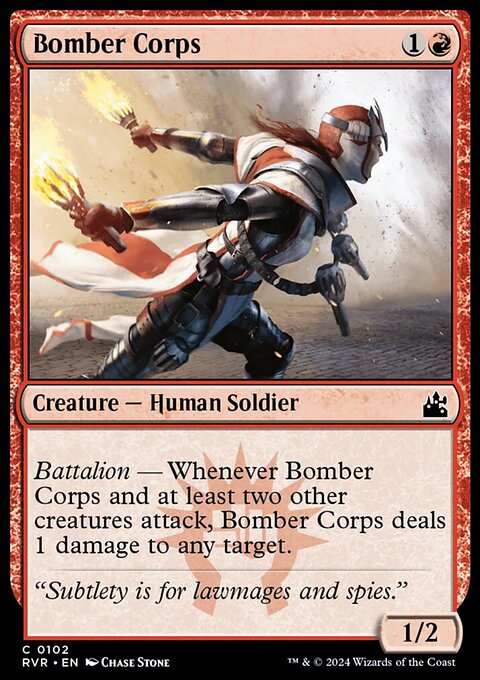 Bomber Corps, Ravnica Remastered #102, Magic: The Gathering card