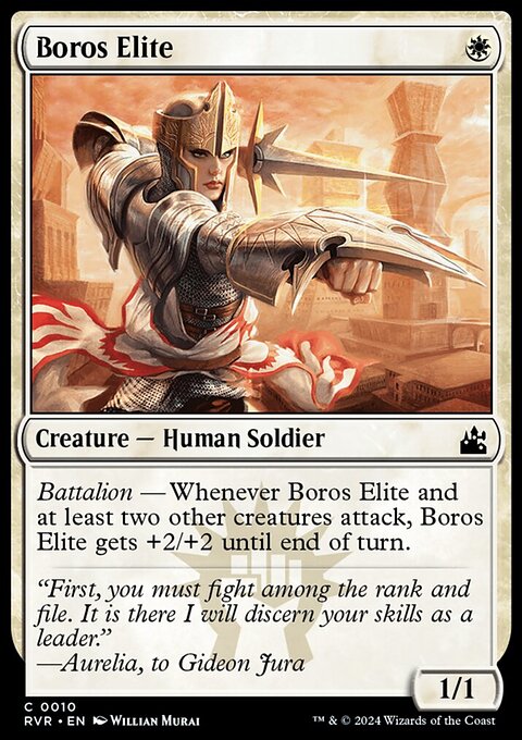 Boros Elite, Ravnica Remastered #10, Magic: The Gathering card