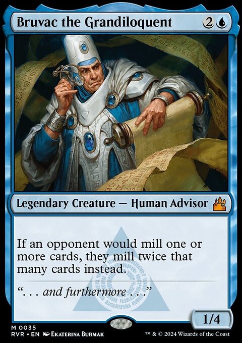 Bruvac the Grandiloquent, Ravnica Remastered #35, Magic: The Gathering card