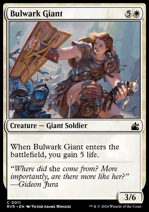 Bulwark Giant, Ravnica Remastered #11, Magic: The Gathering card