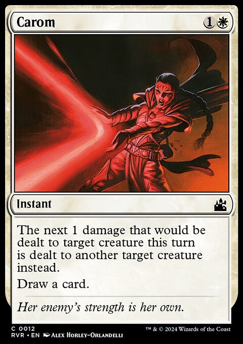 Carom, Ravnica Remastered #12, Magic: The Gathering card