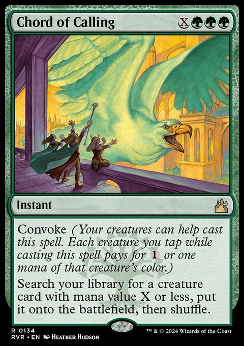 Chord of Calling, Ravnica Remastered #134, Magic: The Gathering card
