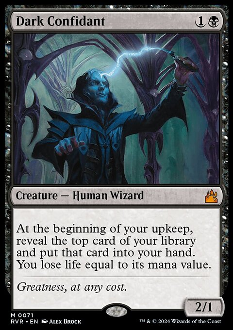 Dark Confidant, Ravnica Remastered #71, Magic: The Gathering card