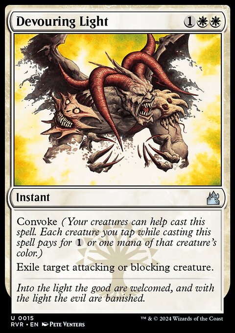 Devouring Light, Ravnica Remastered #15, Magic: The Gathering card