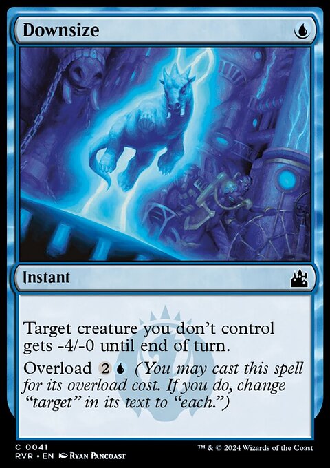 Downsize, Ravnica Remastered #41, Magic: The Gathering card