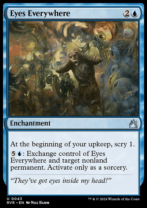 Eyes Everywhere, Ravnica Remastered #43, Magic: The Gathering card