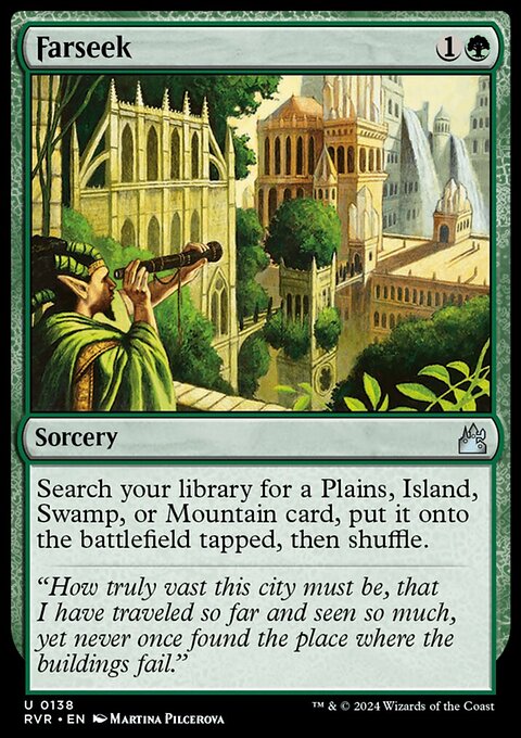 Farseek, Ravnica Remastered #138, Magic: The Gathering card