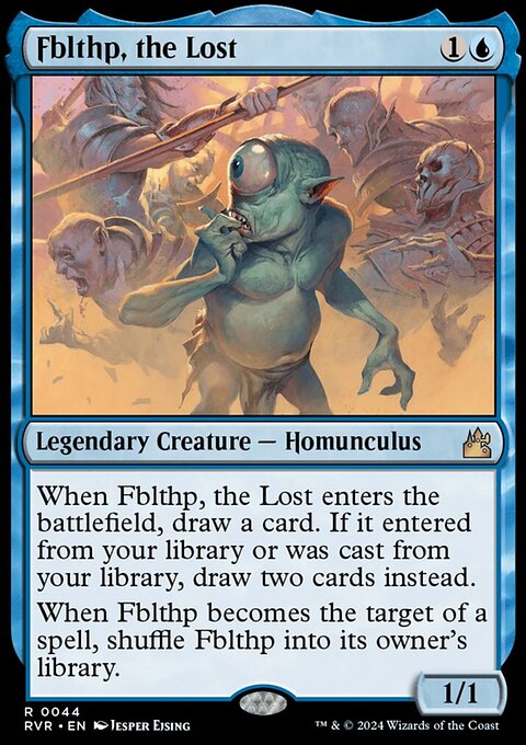 Fblthp, the Lost, Ravnica Remastered #44, Magic: The Gathering card
