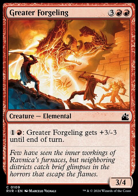 Greater Forgeling, Ravnica Remastered #109, Magic: The Gathering card