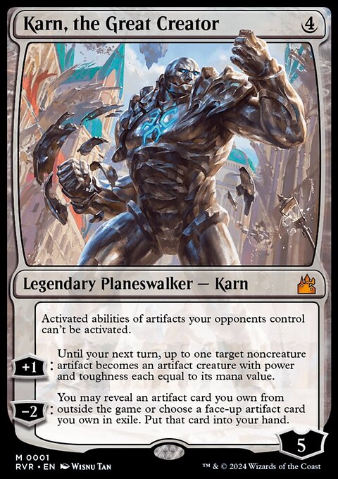 Karn, the Great Creator, Ravnica Remastered #1, Magic: The Gathering card