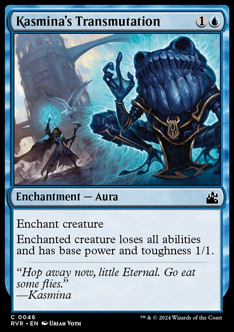Kasmina's Transmutation, Ravnica Remastered #46, Magic: The Gathering card