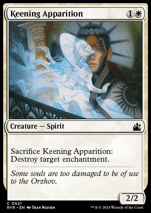 Keening Apparition, Ravnica Remastered #21, Magic: The Gathering card