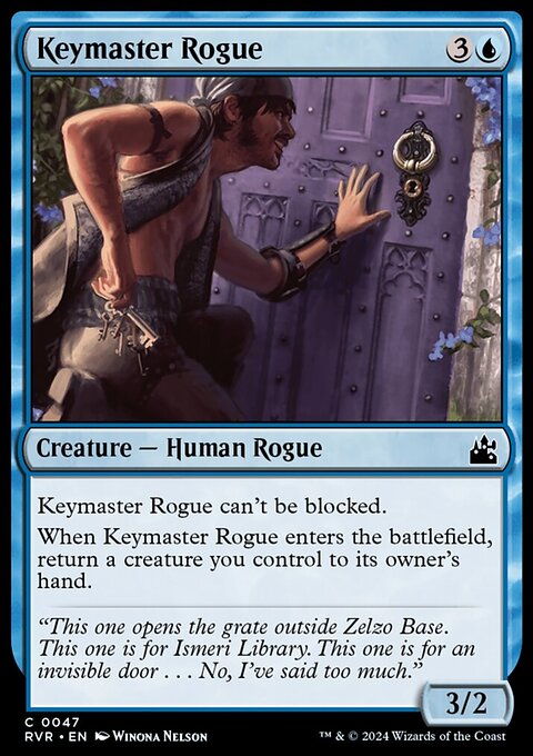 Keymaster Rogue, Ravnica Remastered #47, Magic: The Gathering card