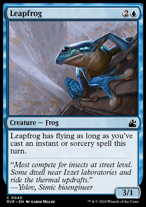 Leapfrog, Ravnica Remastered #49, Magic: The Gathering card