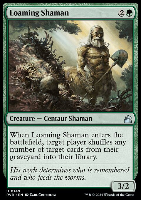 Loaming Shaman, Ravnica Remastered #149, Magic: The Gathering card