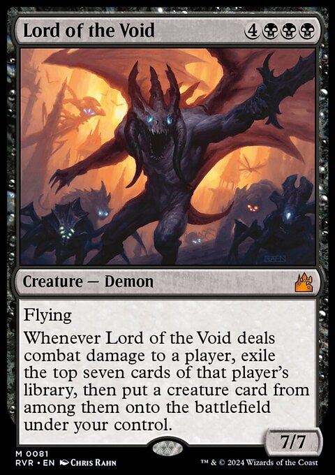 Lord of the Void, Ravnica Remastered #81, Magic: The Gathering card