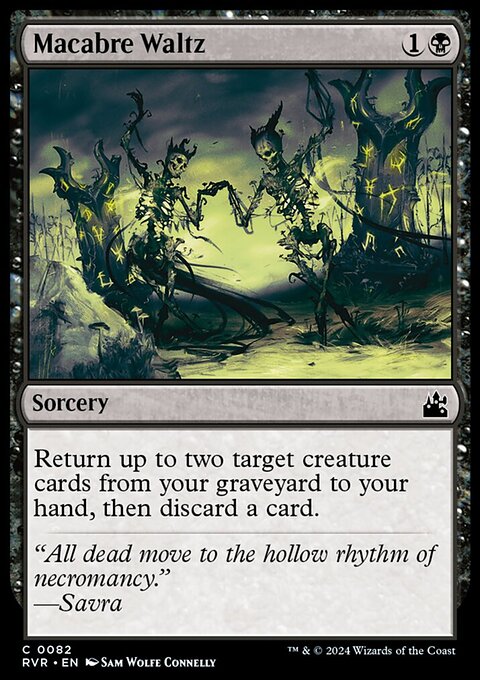 Macabre Waltz, Ravnica Remastered #82, Magic: The Gathering card