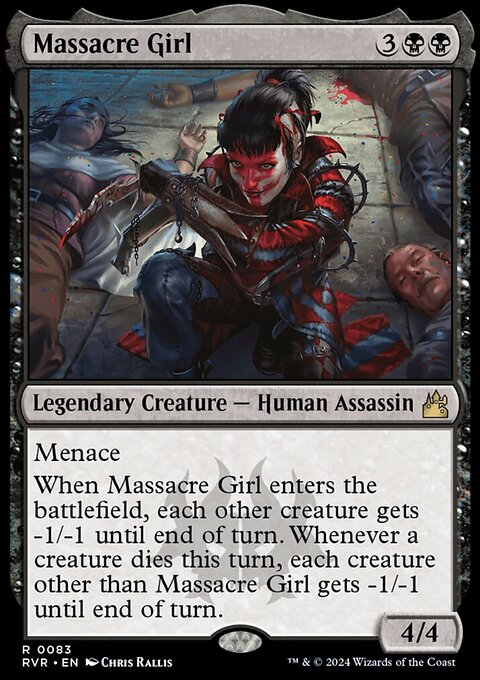 Massacre Girl, Ravnica Remastered #83, Magic: The Gathering card